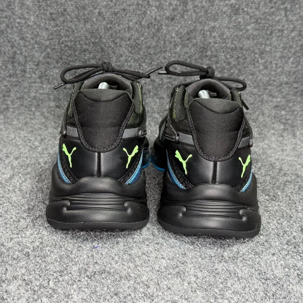 Puma RSC LS Athletic Shoes Men's Size 13 Black Neon Yellow Training‎ Sneakers